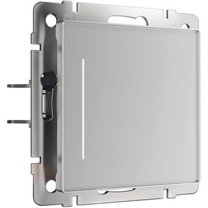 Изображение товара Умный сенсорный выключатель встраиваемый одноклавишный с подсветкой (серебряный) Wi-Fi Werkel W4513006 (a064143)