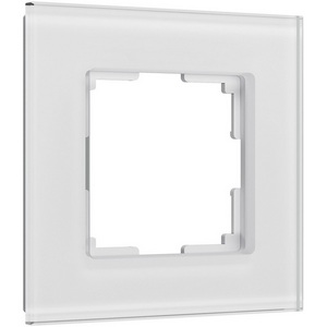 Изображение товара Рамка на 1 пост (белый, стекло soft-touch) Werkel W0013101 (a064564)