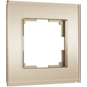 Изображение товара Рамка на 1 пост (шампань, стекло soft-touch) Werkel W0013111 (a064576)