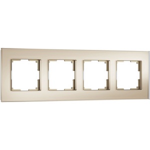 Изображение товара Рамка на 4 поста (шампань, стекло soft-touch) Werkel W0043111 (a064579)