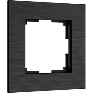 Изображение товара Рамка на 1 пост (черный алюминий) Werkel W0013508 (a066329)