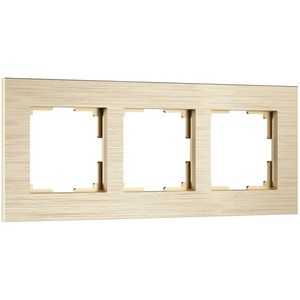 Изображение товара Рамка на 3 поста (шампань) Werkel W0033511 (a066335)