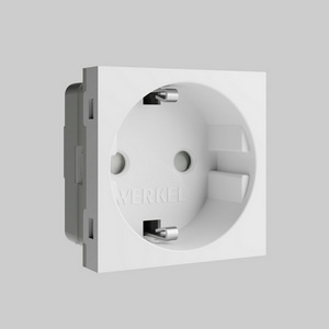 Изображение товара Модульная розетка с заземлением и шторками (белый) Werkel W1171160 (a069368)