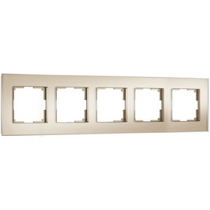 Изображение товара Рамка на 5 постов (шампань) Werkel W0053111