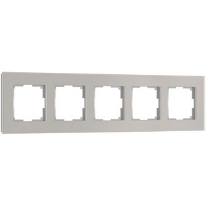 Изображение товара Рамка на 5 постов (дымчатый) Werkel W0053117