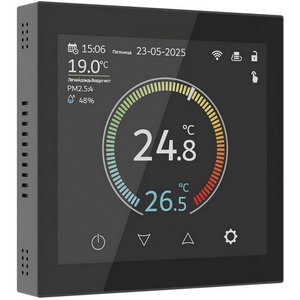 Изображение товара Умный сенсорный терморегулятор с LCD дисплеем (черный) W1851108 Werkel (a071214)