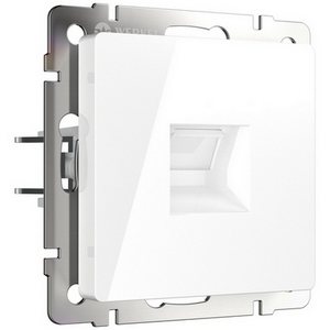 Изображение товара Телефонная розетка встраиваемая RJ-11 (белый) Werkel W1182001 (a051123)