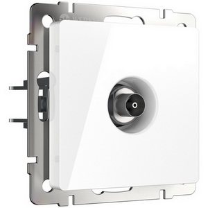 Изображение товара ТВ-розетка встраиваемая оконечная (белый) Werkel W1183001 (a051107)