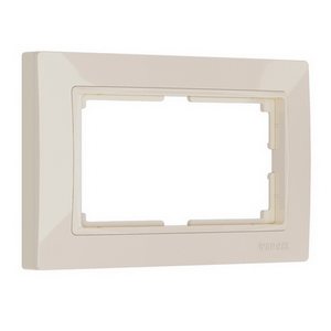 Изображение товара Рамка для двойной розетки Snabb basic (слоновая кость) Werkel W0082003 (a051293)
