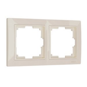 Изображение товара Рамка на 2 поста Snabb basic (слоновая кость) Werkel W0022003 (a051307)