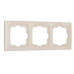 Изображение товара Рамка на 3 поста Snabb basic (слоновая кость) Werkel W0032003 (a051296)