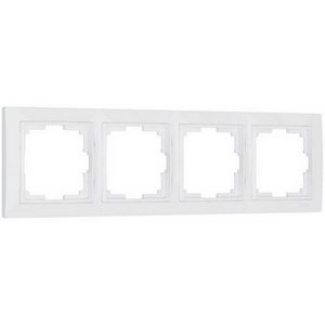 Изображение товара Рамка на 4 поста Snabb basic (белый) Werkel W0042001 (a051301)