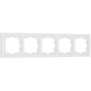 Изображение товара Рамка на 5 постов Snabb basic (белый) Werkel W0052001 (a051300)