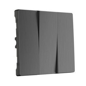 Изображение товара Набор клавиш для выключателя трехклавишного (графит рифленый) Werkel W1139004 (a050742)