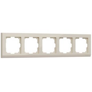 Изображение товара Рамка на 5 постов Stark (слоновая кость) Werkel W0051803 (a050915)
