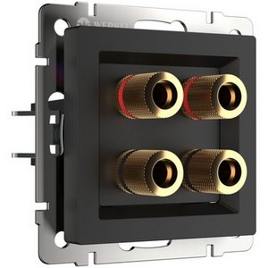 Изображение товара Акустическая розетка встраиваемая (черный матовый) Werkel W1185008 (a051614)