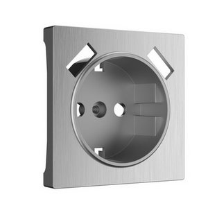 Изображение товара Накладка для розетки USB (cеребряный рифленый) Werkel W1179509 (a051365)