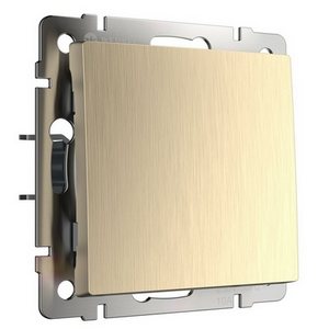 Изображение товара Выключатель встраиваемый одноклавишный (шампань рифленый) Werkel W1110010 (a051426)