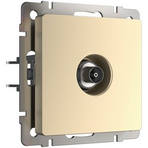 Изображение товара ТВ-розетка встраиваемая оконечная (шампань) Werkel W1183011 (a050856)