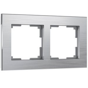 Изображение товара Рамка на 2 поста Aluminium (алюминий) Werkel W0021706 (a050957)