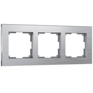 Изображение товара Рамка на 3 поста Aluminium (алюминий) Werkel W0031706 (a050950)