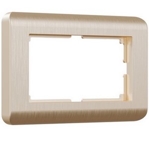 Изображение товара Рамка для двойной розетки Stream (шампань) Werkel W0082111 (a051273)