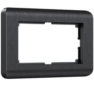 Изображение товара Рамка для двойной розетки Stream (графит) Werkel W0082104 (a051270)