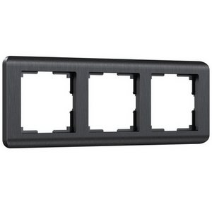 Изображение товара Рамка на 3 поста Stream (графит) Werkel W0032104 (a051268)