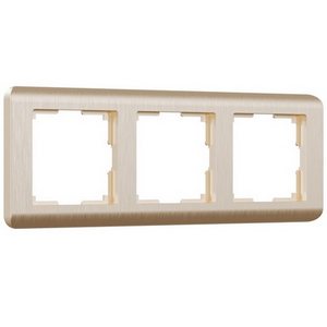 Изображение товара Рамка на 3 поста Stream (шампань) Werkel W0032111 (a051274)