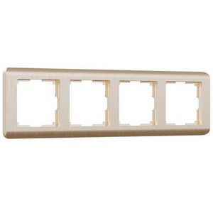 Изображение товара Рамка на 4 поста Stream (шампань) Werkel W0042111 (a051285)