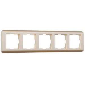 Изображение товара Рамка на 5 постов Stream (шампань) Werkel W0052111 (a051269)