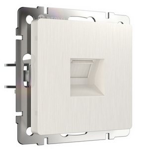 Изображение товара Розетка встраиваемая Ethernet RJ-45 (перламутровый рифленый) Werkel W1181013 (a051190)