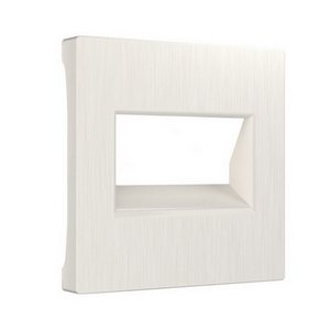 Изображение товара Накладка для двойной розетки Еthernet RJ-45 (перламутровый рифленый) Werkel W1191113 (a051176)