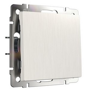 Изображение товара Выключатель встраиваемый одноклавишный (перламутровый рифленый) Werkel W1110013 (a051168)