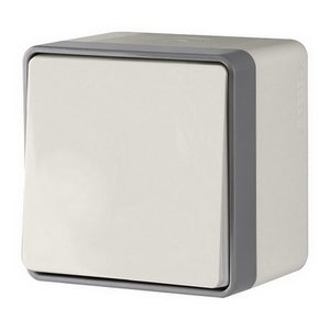 Изображение товара Выключатель накладной одноклавишный влагозащищенный Gallant (слоновая кость) IP44 Werkel W5010203 (a051564)