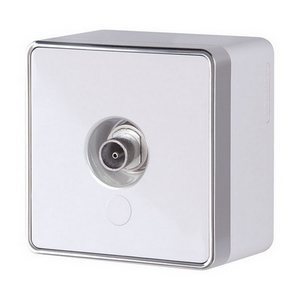 Изображение товара ТВ-розетка накладная оконечная Gallant (белый) Werkel W5083001 (a051572)