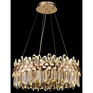 Изображение товара Подвесная люстра хрусталь с пультом LED Wertmark Debora WE104.02.303