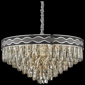 Изображение товара Подвесная каскадная люстра хрустальная Wertmark Calista WE135.22.103