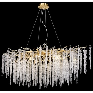 Изображение товара Подвесная люстра хрустальная Wertmark Daciana WE185.14.323 форма ветки с подвесками