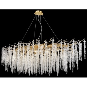 Изображение товара Подвесная люстра хрустальная Wertmark Daciana WE185.18.323 форма ветки с подвесками
