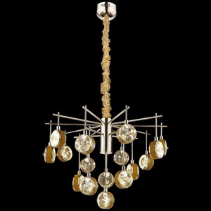 Изображение товара Подвесная люстра хрустальная светодиодная Wertmark Mattia WE240.16.303