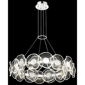 Изображение товара Подвесной светодиодный светильник с пультом Wertmark Helena WE453.24.103 кольцо