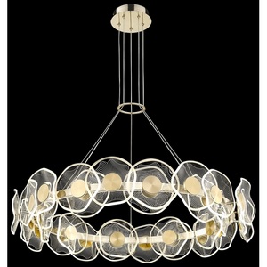 Изображение товара Подвесной светодиодный светильник с пультом Wertmark Helena WE453.30.303 кольцо