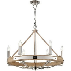 Изображение товара Подвесная люстра Wertmark Brenda WE586.06.103 в виде свечи