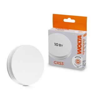 Изображение товара Светодиодная лампа 10Вт 4000K GX53 Wolta 25S75R10GX53