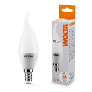 Изображение товара Светодиодная лампа 10Вт 4000K E14 Wolta 25SCD10E14