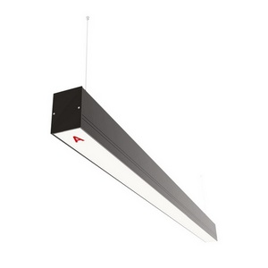 Изображение товара Светодиодный линейный светильник Wolta Профиль ДСО01-36-151-3К-Ч с БАП ЕМ3 матовый