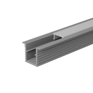 Изображение товара Профиль алюминиевый встраиваемый серый 11х9х2000мм для узкой ленты шириной 5мм Wolta WAP WAP-S-11/9/2000-A