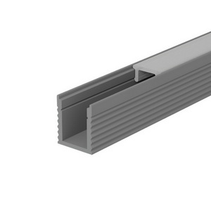 Изображение товара Профиль алюминиевый накладной серый 8х9х2000мм для узкой ленты шириной 5мм Wolta WAP WAP-S-8/9/2000-A