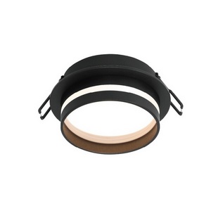 Изображение товара Потолочный светильник точечный встраиваемые с цоколем gx53 под лампу GX53 черный Wolta Moderno WDL-GX53/01BL